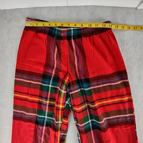 Victoria’s Secret Women's Cotton Red Plaid 2 Pc Pajama Set Size X-Small - Picture 11 of 16